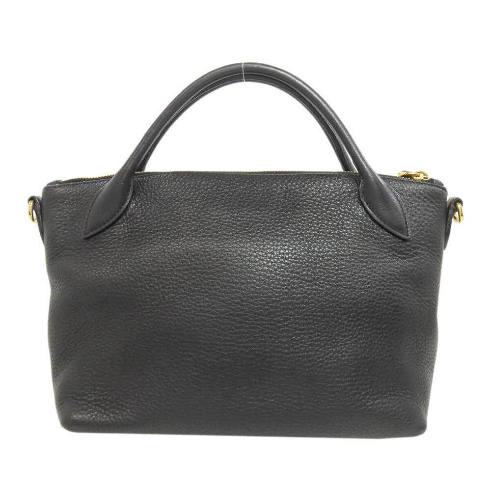 Prada 2way handbag black pebbled Vitello Daino leather - Picture 2 of 11